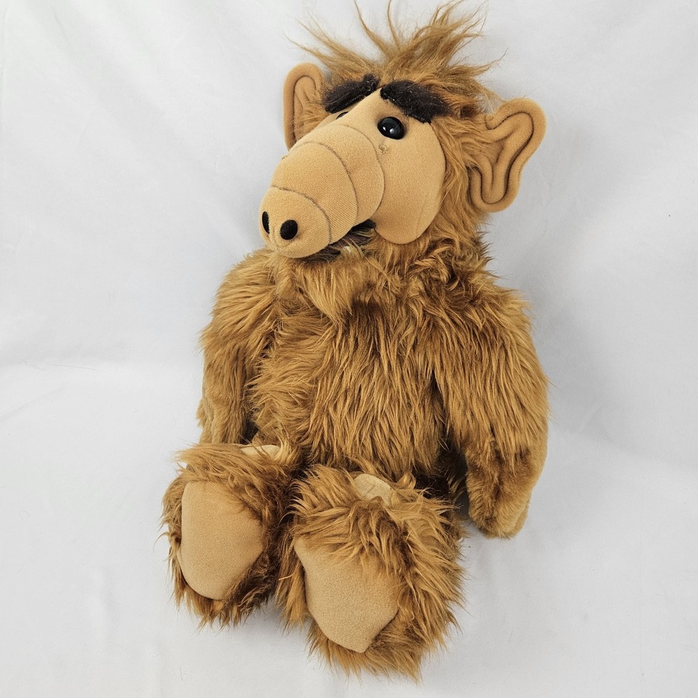 Vtg 1987 Talking Alf Storytelling Alien Cassette Player Stuffed Plush Untested
